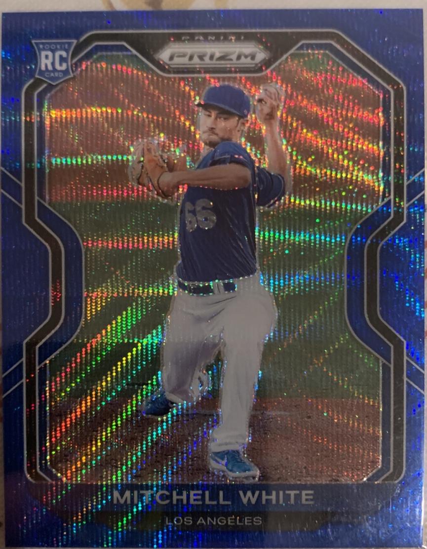 Mitchell White [Blue Wave Prizm] #129