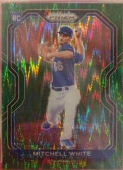Mitchell White [Forest Green Flash Prizm] #129