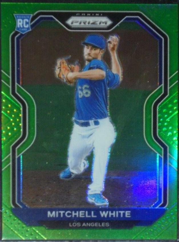 Mitchell White [Lime Green Prizm] #129
