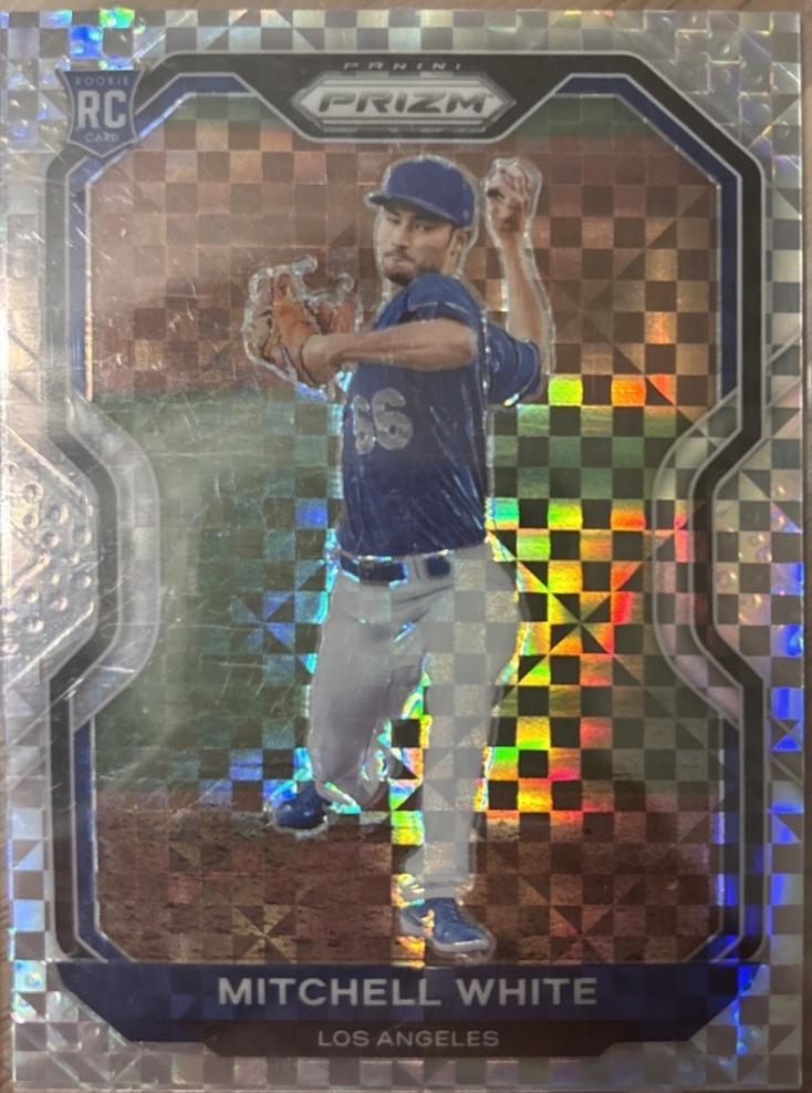 Mitchell White [Power Plaid Prizm] #129