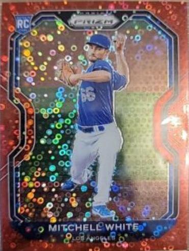Mitchell White [Red Donut Circles Prizm] #129