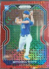 Mitchell White [Red Mojo Prizm] #129