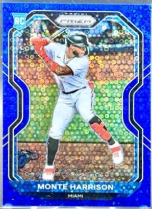 Monte Harrison [Blue Donut Circles Prizm] #118