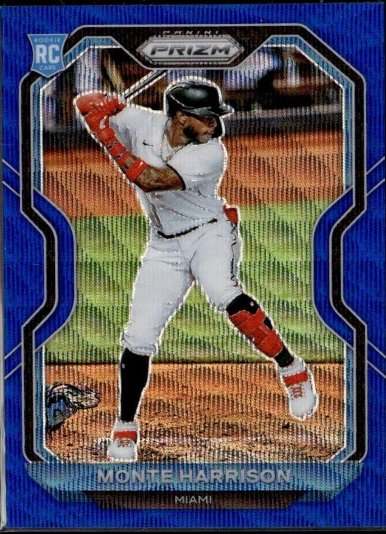 Monte Harrison [Blue Wave Prizm] #118