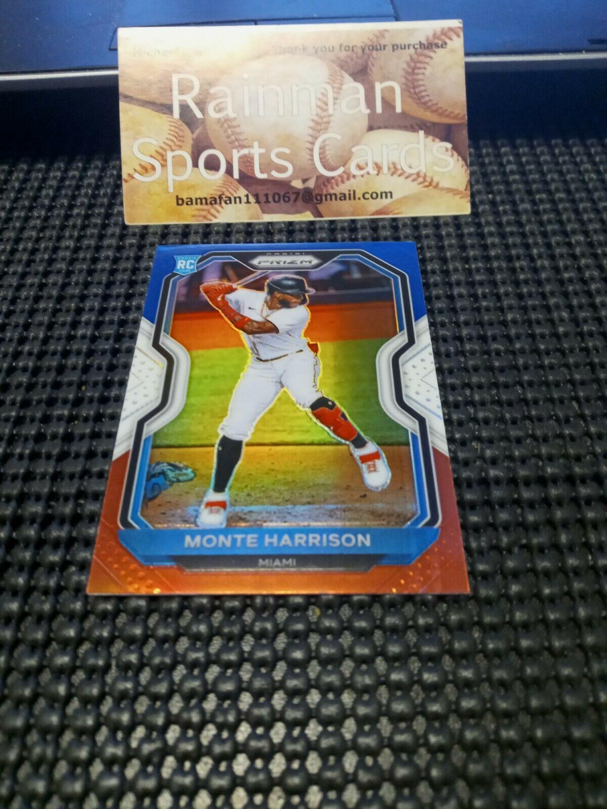 Monte Harrison [Red, White, and Blue Prizm] #118