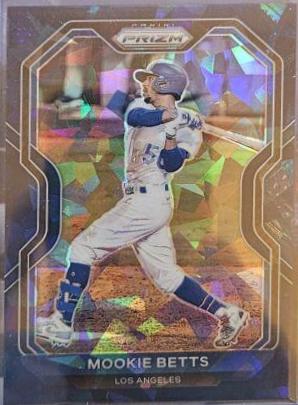 Mookie Betts [Navy Blue Cracked Ice Prizm] #244