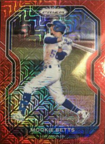 Mookie Betts [Red Mojo Prizm] #244