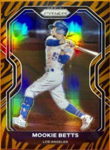 Mookie Betts [Tiger Stripes Prizm] #244