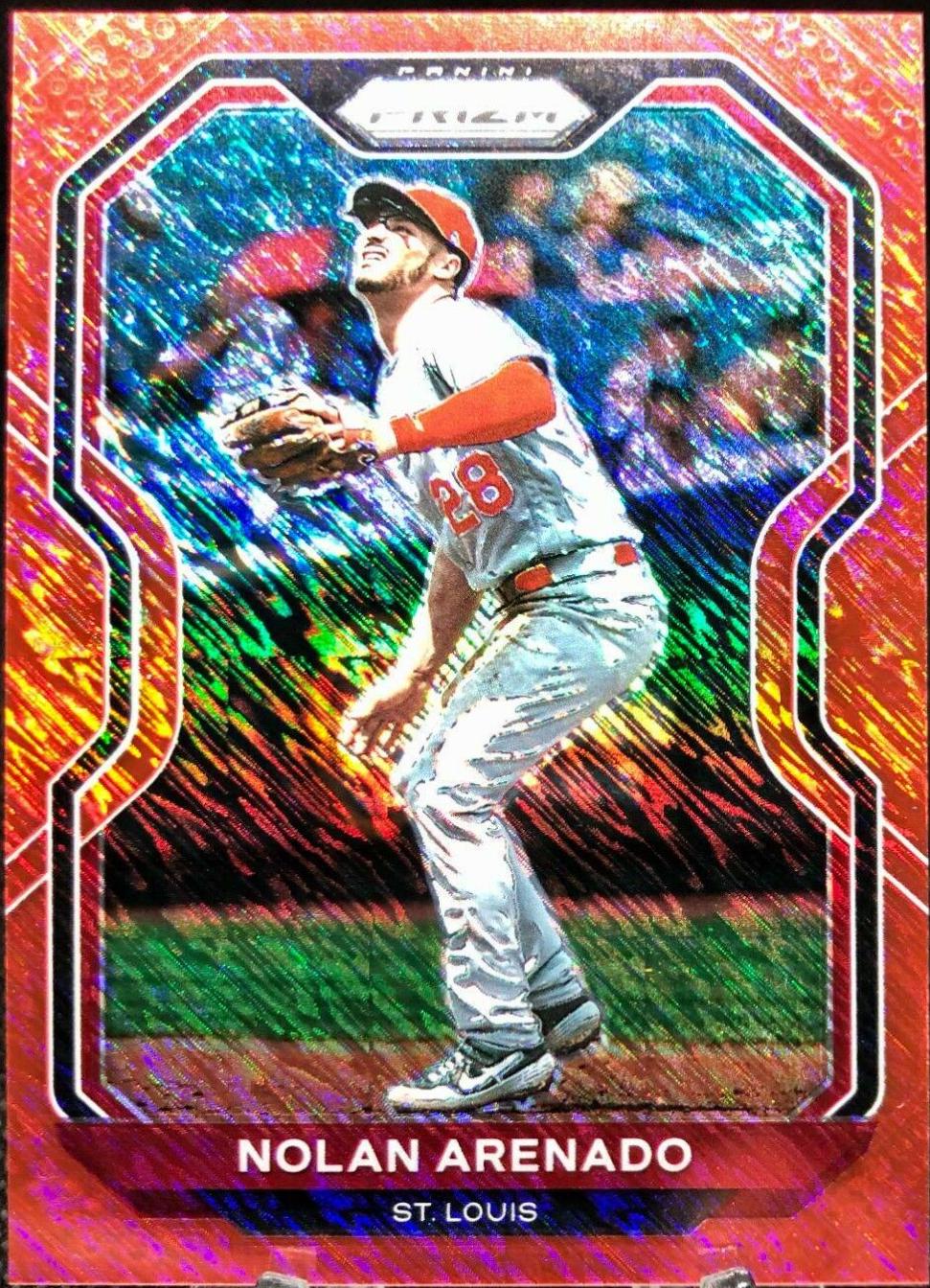 Nolan Arenado [Red Shimmer Prizm] #76
