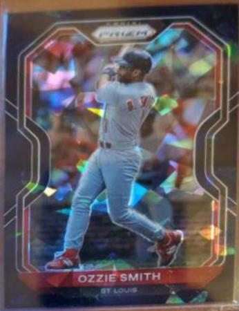 Ozzie Smith [Navy Blue Cracked Ice Prizm] #79