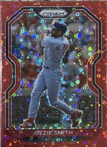 Ozzie Smith [Red Donut Circles Prizm] #79
