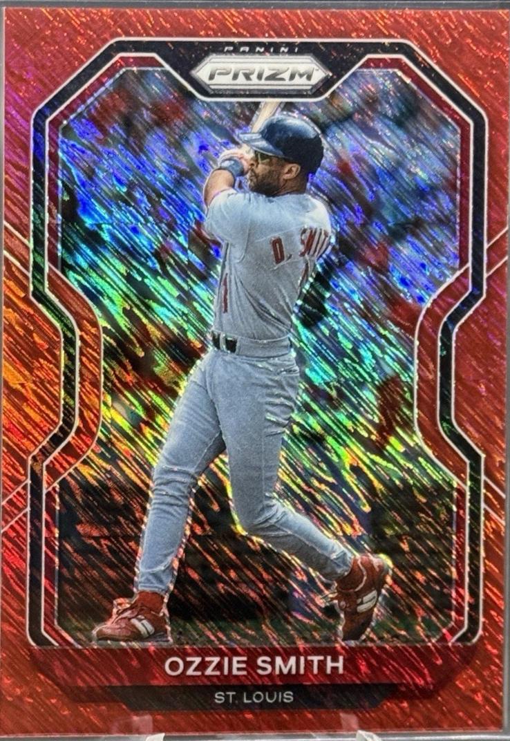 Ozzie Smith [Red Shimmer Prizm] #79