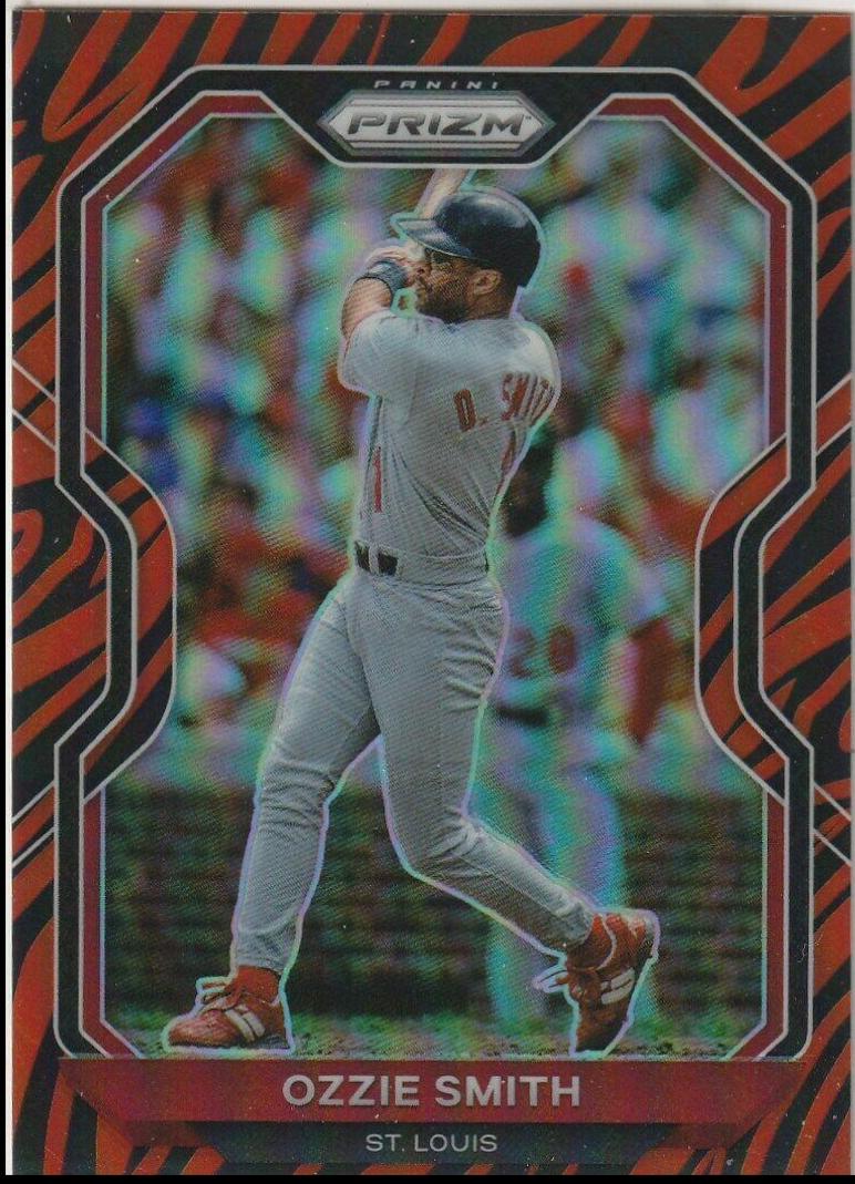 Ozzie Smith [Tiger Stripes Prizm] #79