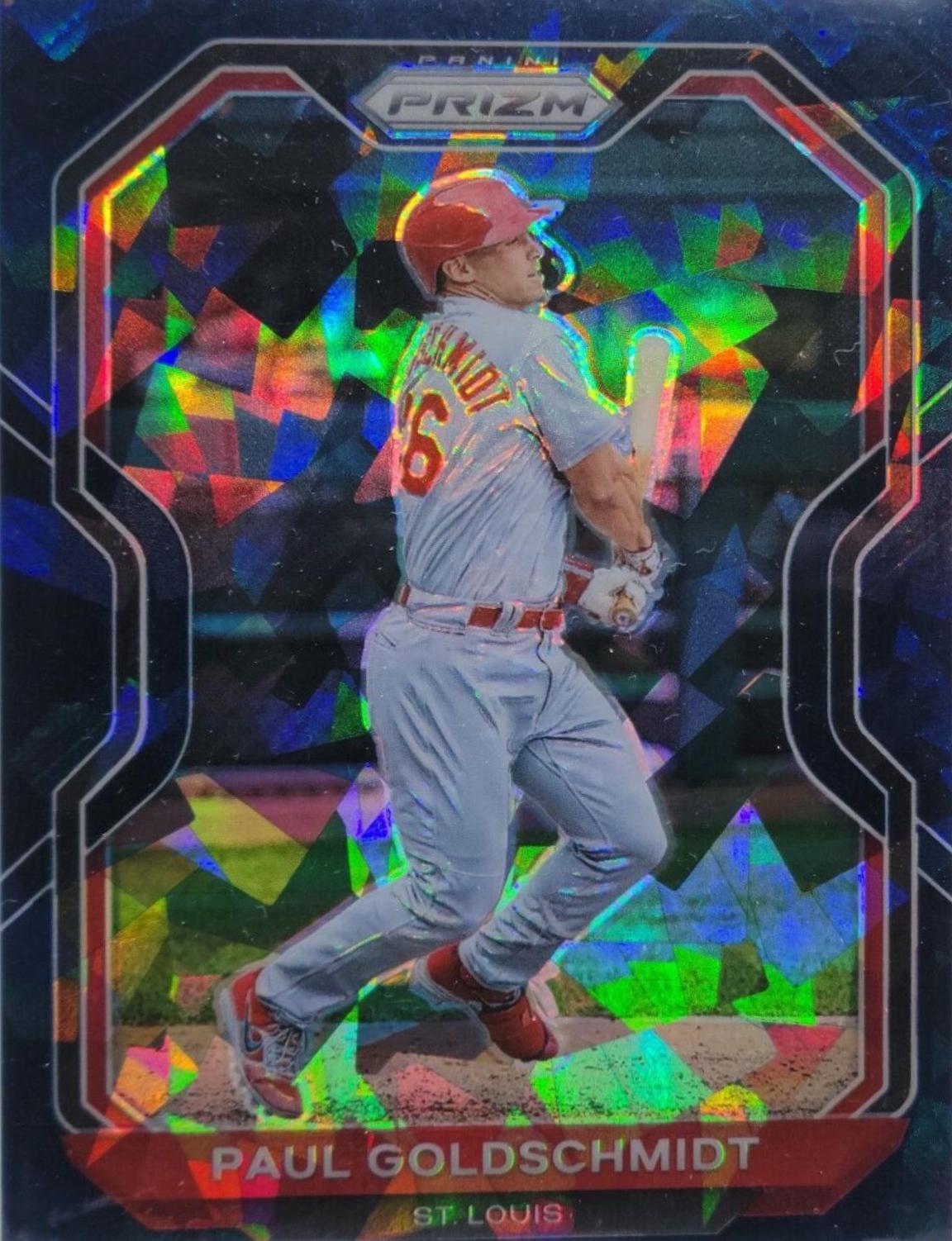 Paul Goldschmidt [Navy Blue Cracked Ice Prizm] #47