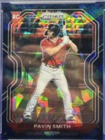 Pavin Smith [Navy Blue Cracked Ice Prizm] #70