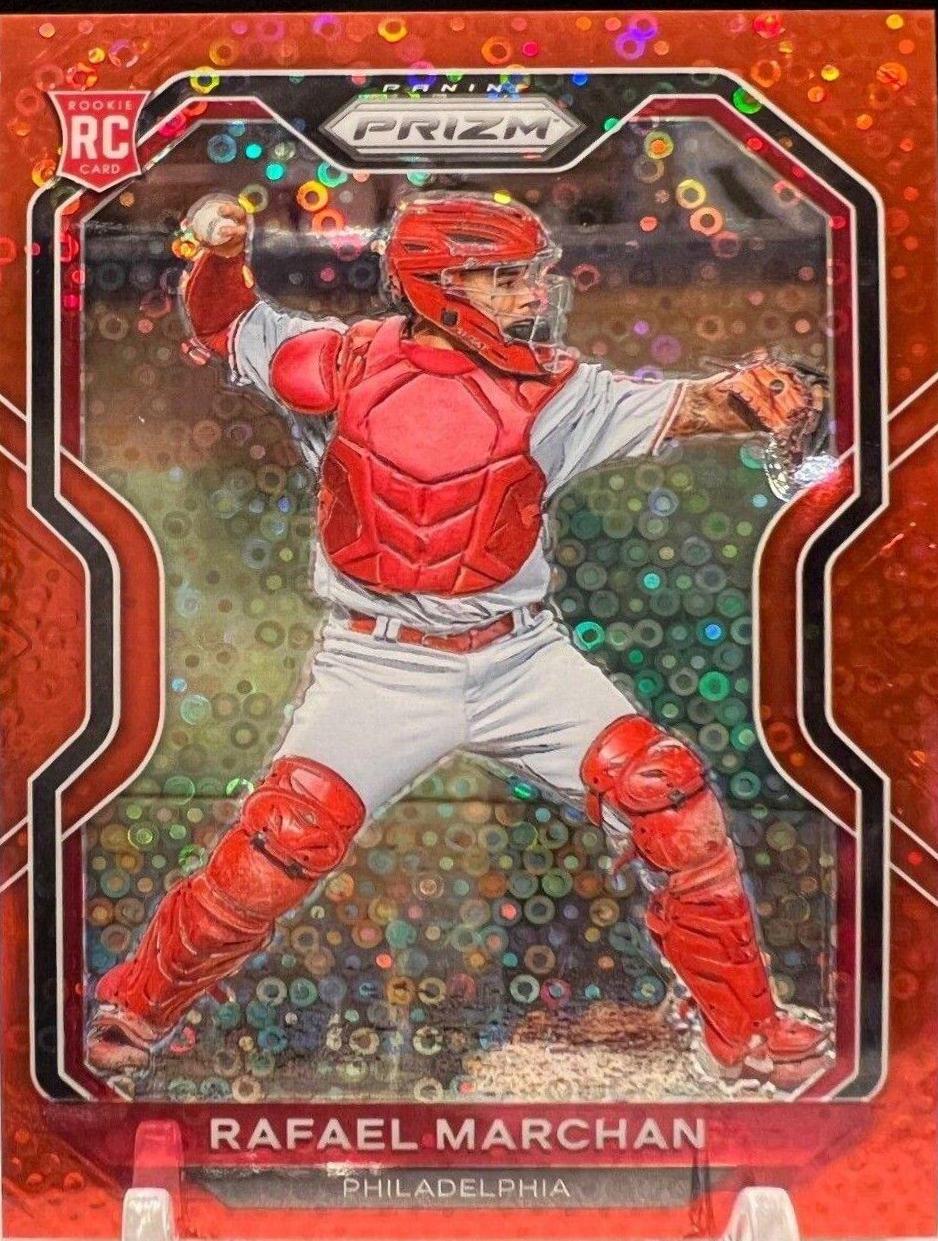 Rafael Marchan [Red Donut Circles Prizm] #151