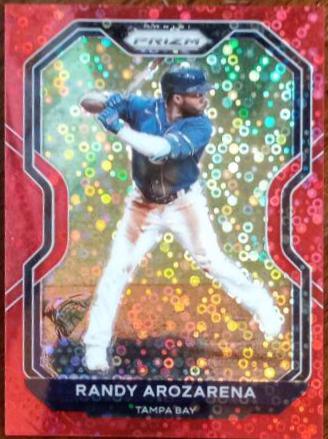 Randy Arozarena [Red Donut Circles Prizm] #1