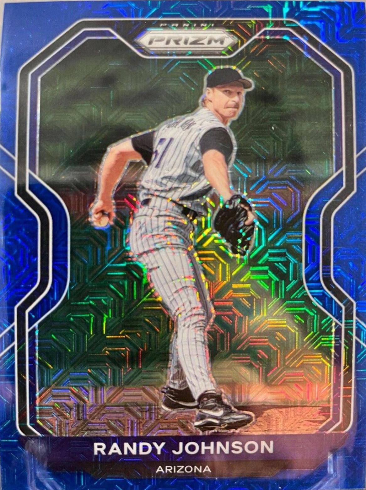 Randy Johnson [Blue Mojo Prizm] #141