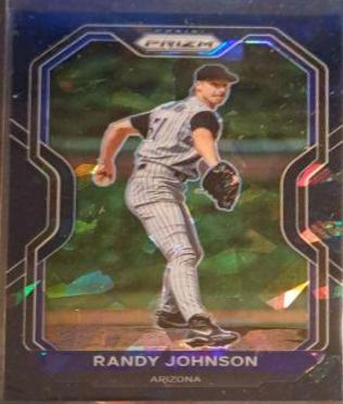 Randy Johnson [Navy Blue Cracked Ice Prizm] #141