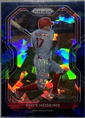 Rhys Hoskins [Navy Blue Cracked Ice Prizm] #167