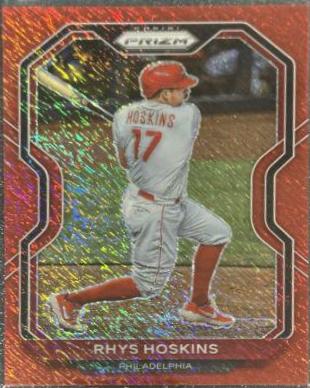 Rhys Hoskins [Red Shimmer Prizm] #167