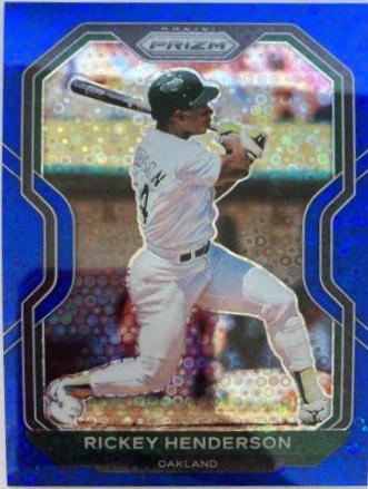 Rickey Henderson [Blue Donut Circles Prizm] #157
