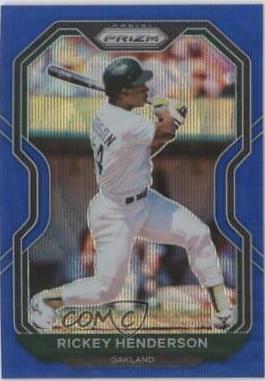 Rickey Henderson [Blue Wave Prizm] #157
