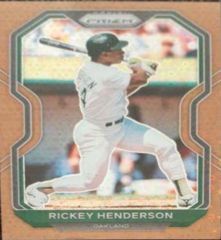 Rickey Henderson [Bronze Donut Circles Prizm] #157