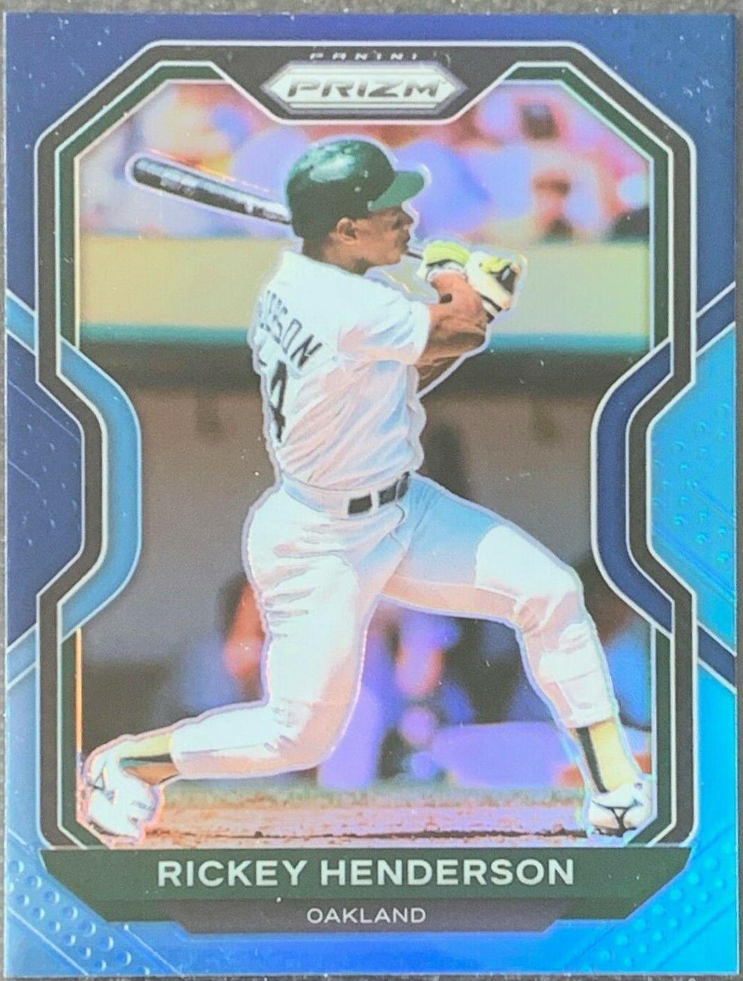 Rickey Henderson [Carolina Blue Prizm] #157