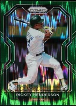 Rickey Henderson [Forest Green Flash Prizm] #157