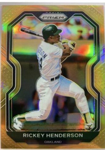 Rickey Henderson [Gold Prizm] #157