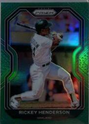 Rickey Henderson [Green Prizm] #157
