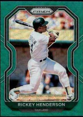 Rickey Henderson [Green Wave Prizm] #157