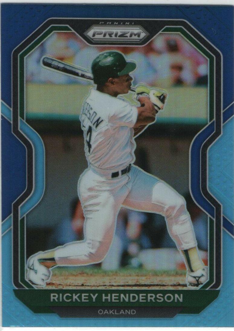 Rickey Henderson [Navy Blue Carolina Blue] #157