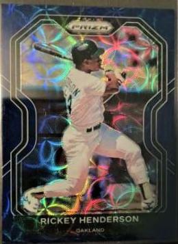 Rickey Henderson [Navy Blue Kaleidoscope Prizm] #157