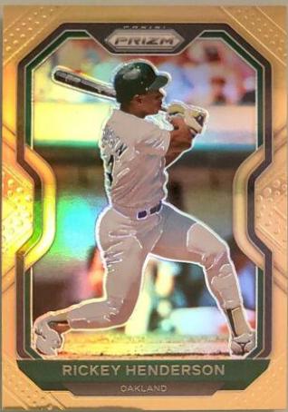 Rickey Henderson [Neon Orange Prizm] #157