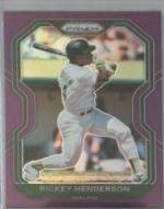 Rickey Henderson [Purple Prizm] #157