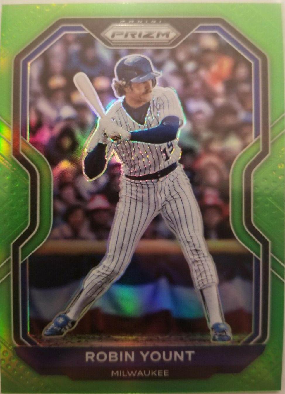 Robin Yount [Lime Green Prizm] #156