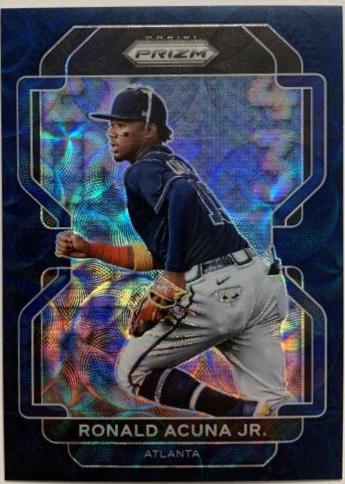 Ronald Acuna Jr. [Navy Blue Kaleidoscope Prizm] #7
