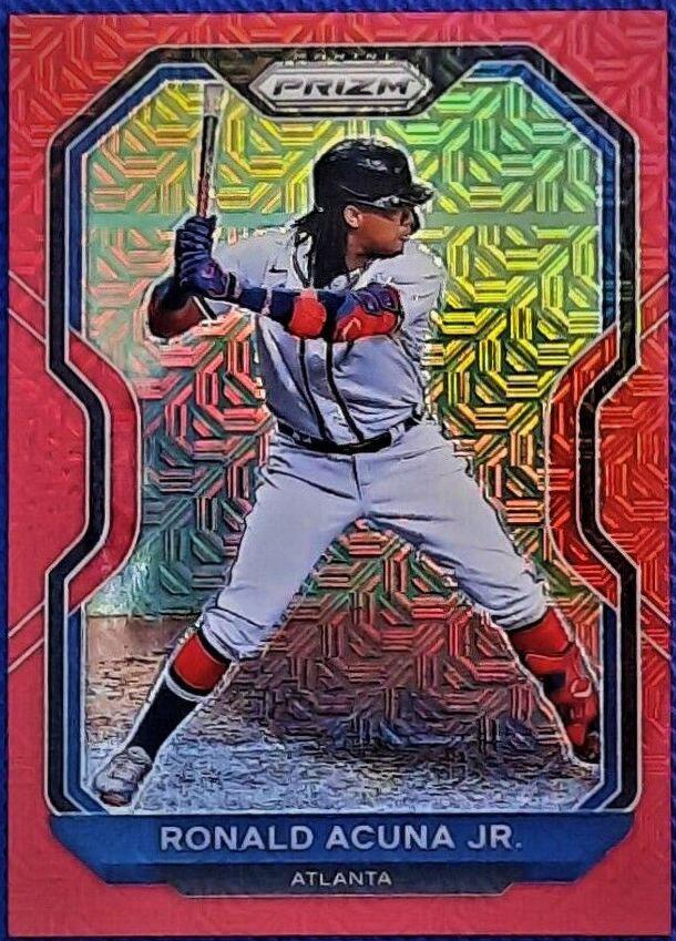 Ronald Acuna Jr. [Red Mojo Prizm] #7