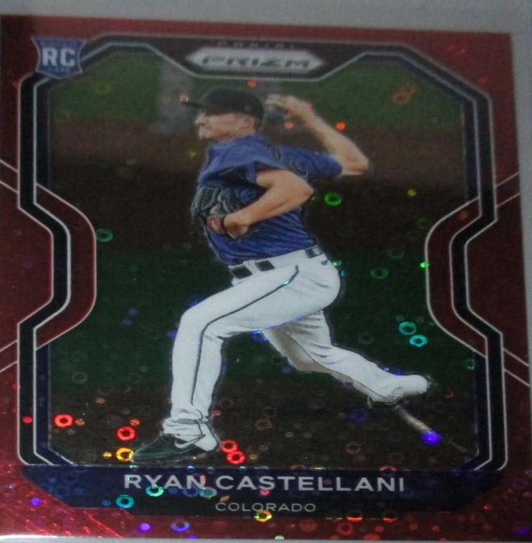 Ryan Castellani [Red Donut Circles Prizm] #91
