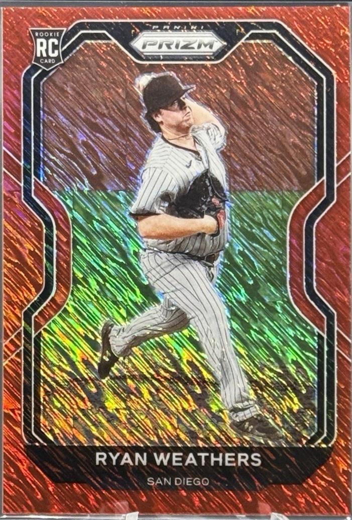 Ryan Weathers [Red Shimmer Prizm] #20