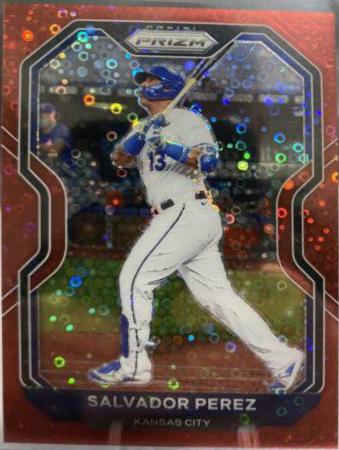 Salvador Perez [Red Donut Circles Prizm] #220