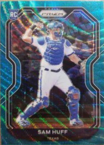 Sam Huff [Blue Wave Prizm] #116