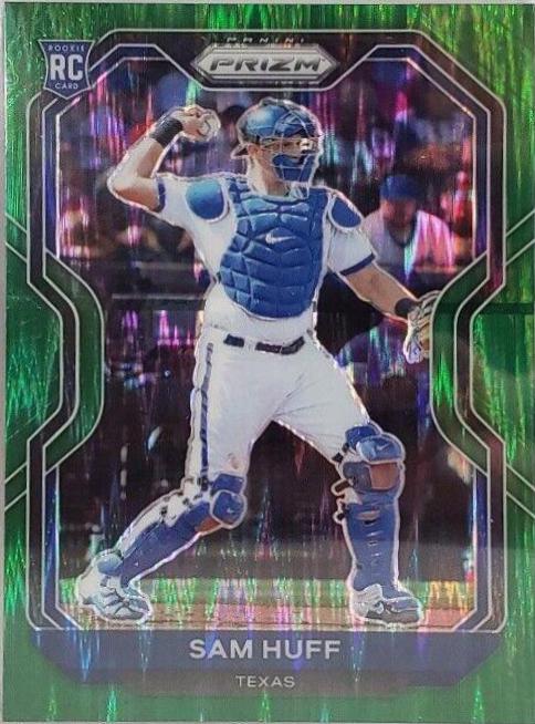 Sam Huff [Forest Green Flash Prizm] #116