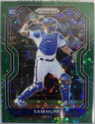 Sam Huff [Green Donut Circles Prizm] #116