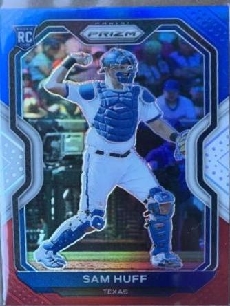 Sam Huff [Red, White, and Blue Prizm] #116