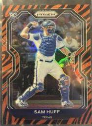 Sam Huff [Tiger Stripes Prizm] #116