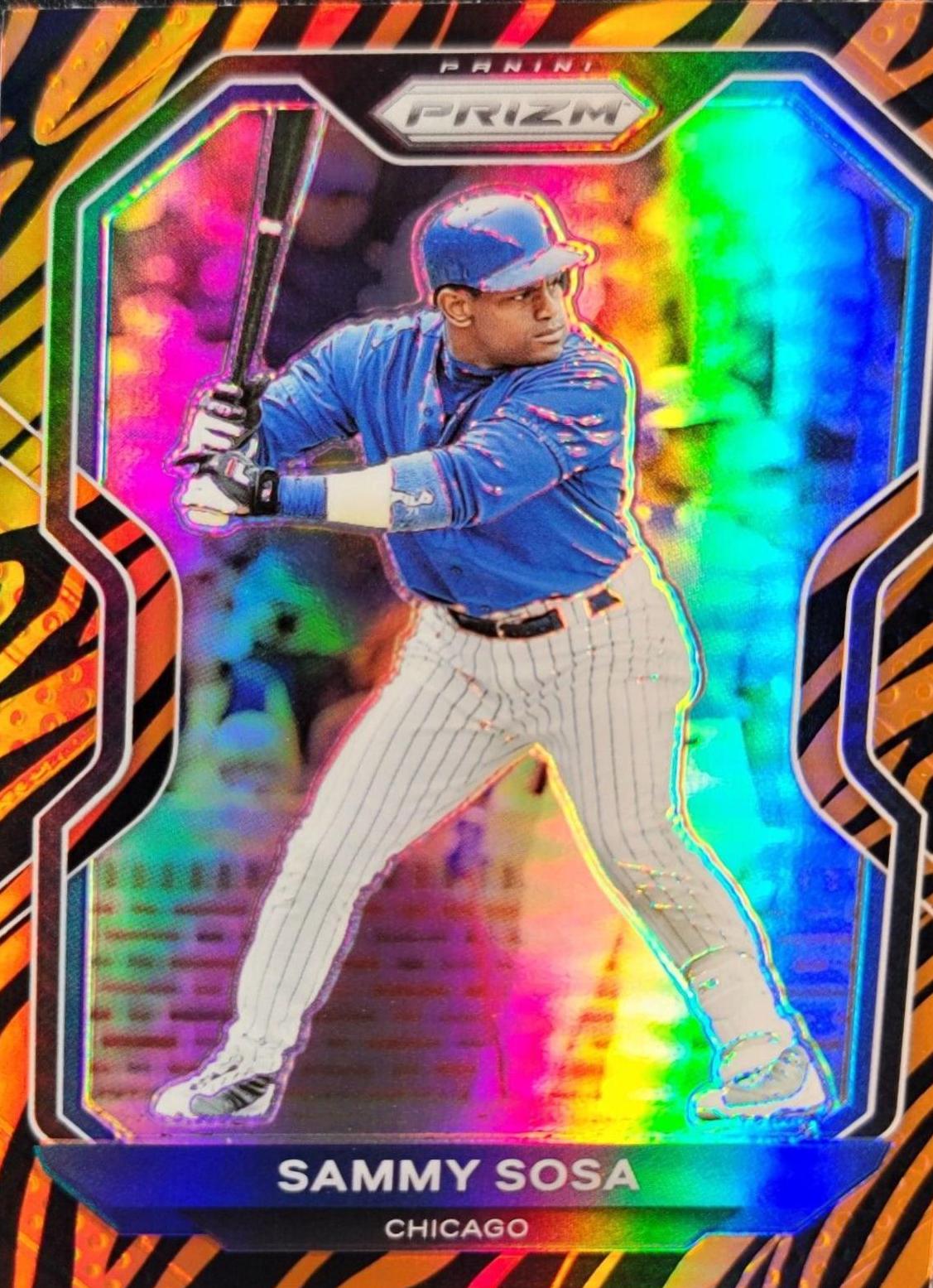Sammy Sosa [Tiger Stripes Prizm] #146