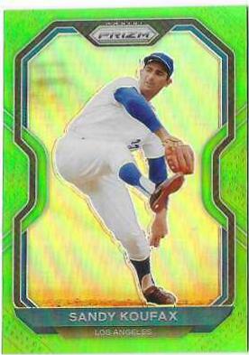 Sandy Koufax [Lime Green Prizm] #241